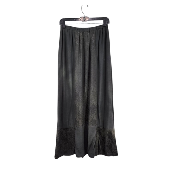 Cachaca Women's 100% Rayon Lace Patchwork Maxi Skirt - L - Picture 1 of 7